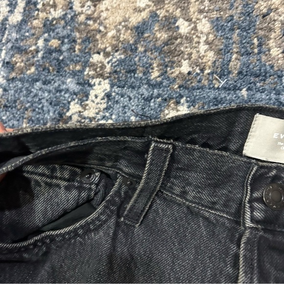 Everlane The 90s Cheeky Black Button Up Jeans Size 28 Regular - Picture 5 of 10
